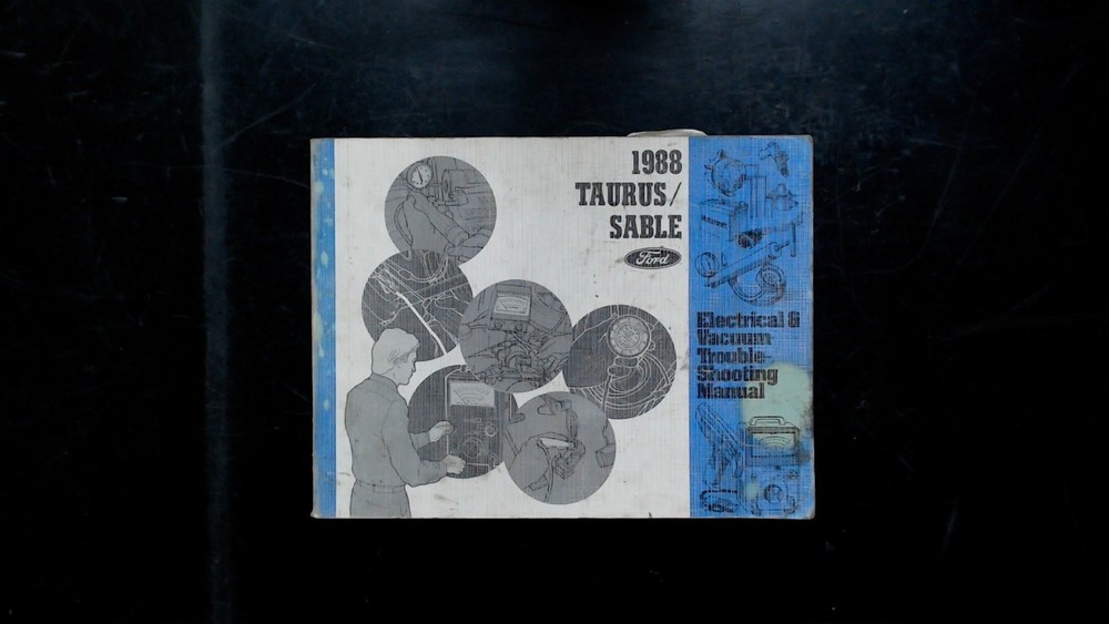 Ford Taurus Sable Electrical Vacuum Trouble Shooting Manual FPS1218488 1988