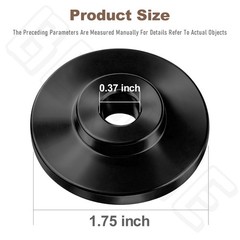 738-04162A 738-04162C Shoulder Spacer for MTD Cub Cadet Troy-Bilt Black