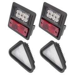 4PCS LED Headlight Tail Light Kit Lamp Assembly For Bobcat Skid Steer Loader