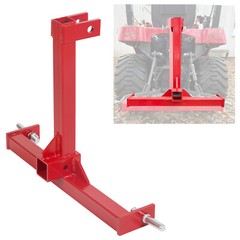 3 Point 2″ Receiver Trailer Tow Hitch Category 1 Tractor Drawbar Attachment