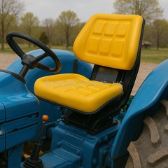 Yellow Tractor Suspension Seat Fit John Deere 5200 5210 5300 5310 5510