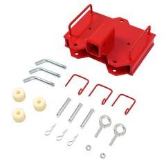 Forklift Trailer Hitch Receiver 2” Tow Hitch Attachments for Dual Pallet Fork