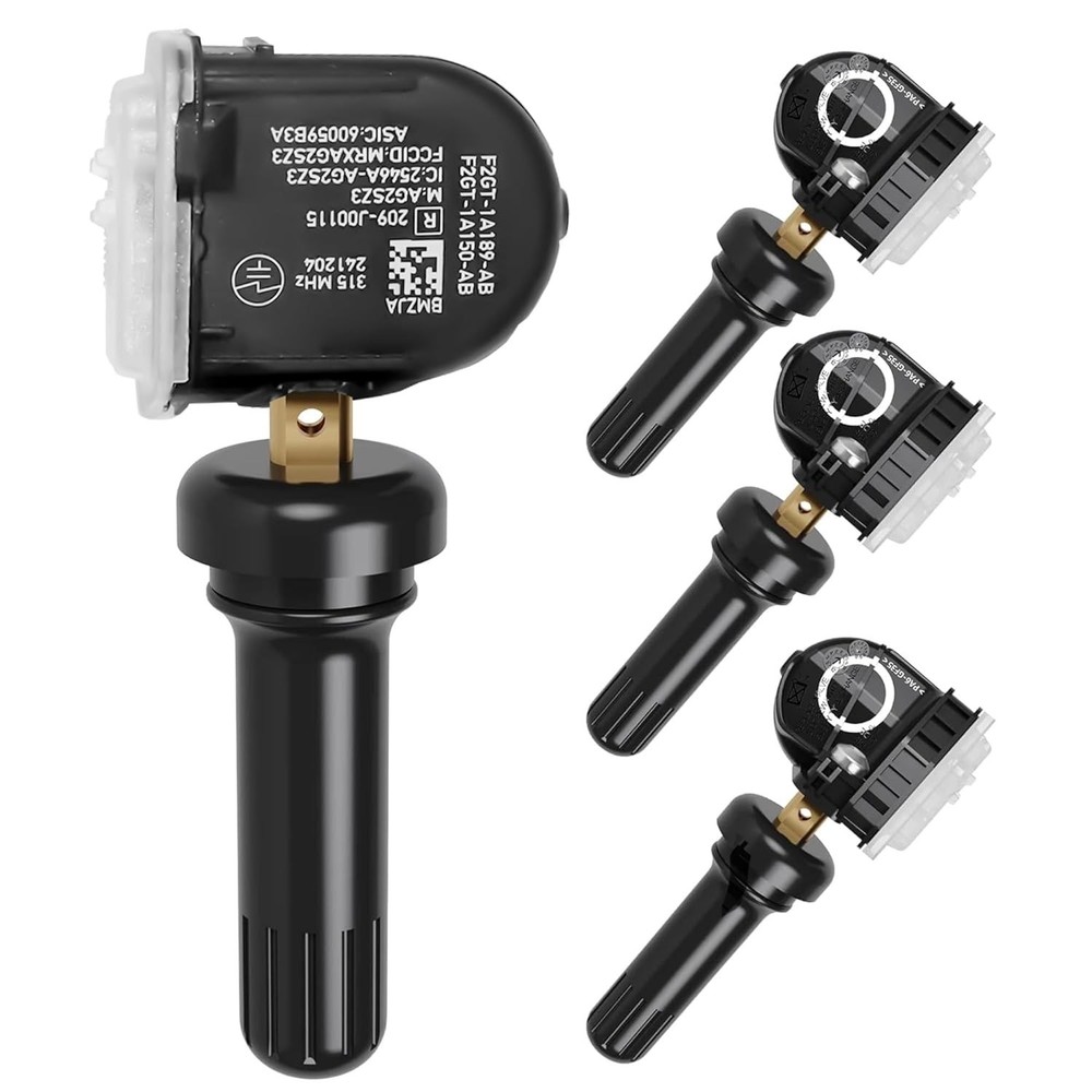 TPMS Sensor Tire Pressure Sensor Set of 4 Compatible with F150 Mustang Explorer