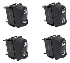 (4 Pack) Window Switch Driver Side For Peterbilt 365, 367, 384, 386, Replaces…