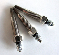3 Glow Plugs 8-97106549-4 For Isuzu 3LA1, 3LB1, 3LD1, 3LD2, 4LB1, 4LC1, 4LE1