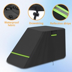 Skid Steer Loader Cover, Heavy Duty 600D Waterproof Oxford Cloth Skid Steer C…