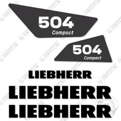 Fits Liebherr 504 Decal Kit Dozer Crawler Tractor – 7 YEAR OUTDOOR 3M VINYL!