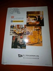 1969 CATERPILLAR PURCHASING GUIDE BROCHURE MANUAL CATALOG 35 Page VG Cond.