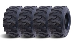 12×16.5 Skid Steer Tires 12 Ply Heavy Duty 4-Pack Longer Wear Loader 12-16.5