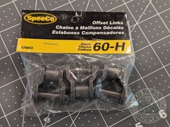 S76603 SpeeCo Roller Chain Offset Links 60H 3/4″ Pitch – 3 Pack #60 H