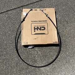 86998008 Genuine CNH CASE IH Gearshift Control Cable – Zinc-Plated – 2842 mm L