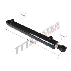 Hydraulic Cylinder Welded Double Acting 2.5″ Bore 18″ Stroke Tang WTG 2.5×18 NEW