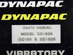 DYNAPAC CC50 50A 50S VIBRATORY COMPACTOR PARTS MANUAL