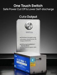 48V 100AH Golf Cart Lithium LiFePO4 Battery with 18A Charger Club Car Bluetooth