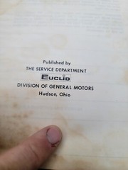 Euclid GM 3 4 6-71 71E 71N 71T Diesel MAINTENANCE MANUAL Published In 1965