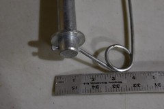 6 PC LOT PTO Lock Pin 1″ Diameter 5-1/2” Useable Length FREE SHIPPING