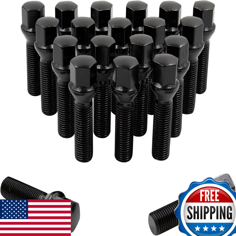 Wheel Accessories Parts 24 Pcs M14 X 1.5 14 X 1.5 Acorn Seat Lug Bolt 17Mm Hex
