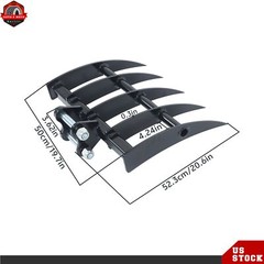 Rake Attachment For Mini Excavator 1 Ton To 1.5 Ton Digger Rake Tool Hooks