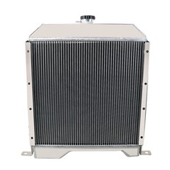 3 Row Aluminum Radiator For Case Skid Loader 1840 1845C Skid Steer #1347609C1