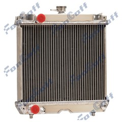 Fongoff 2 ROW Aluminum Radiator Fits Kubota F2260 F2560 B2710HSD B2410HSD Models