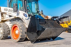 48″ Skid Steer Concrete Mixer Bucket Compatible Attachment for Construction