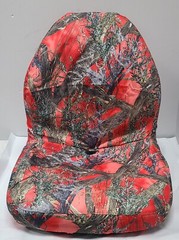 2008 & Up Kubota Seat Covers for tractor MX4800, MX5000, MX5200 in MC2 Red Camo