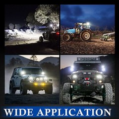 LED Flood Lights fit Komatsu Dump Trucks Motor Grader, Skid Steers Wheel Loaders
