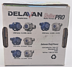 Delavan RollerPro 6 Roller Pump 6900DSS 3/4″ FNPT Ports 150 PSI 22.8 GPM DS CCW