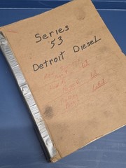 Detroit Diesel Engines Series 53 Service Maintenance Manual 1969 Missing Cover