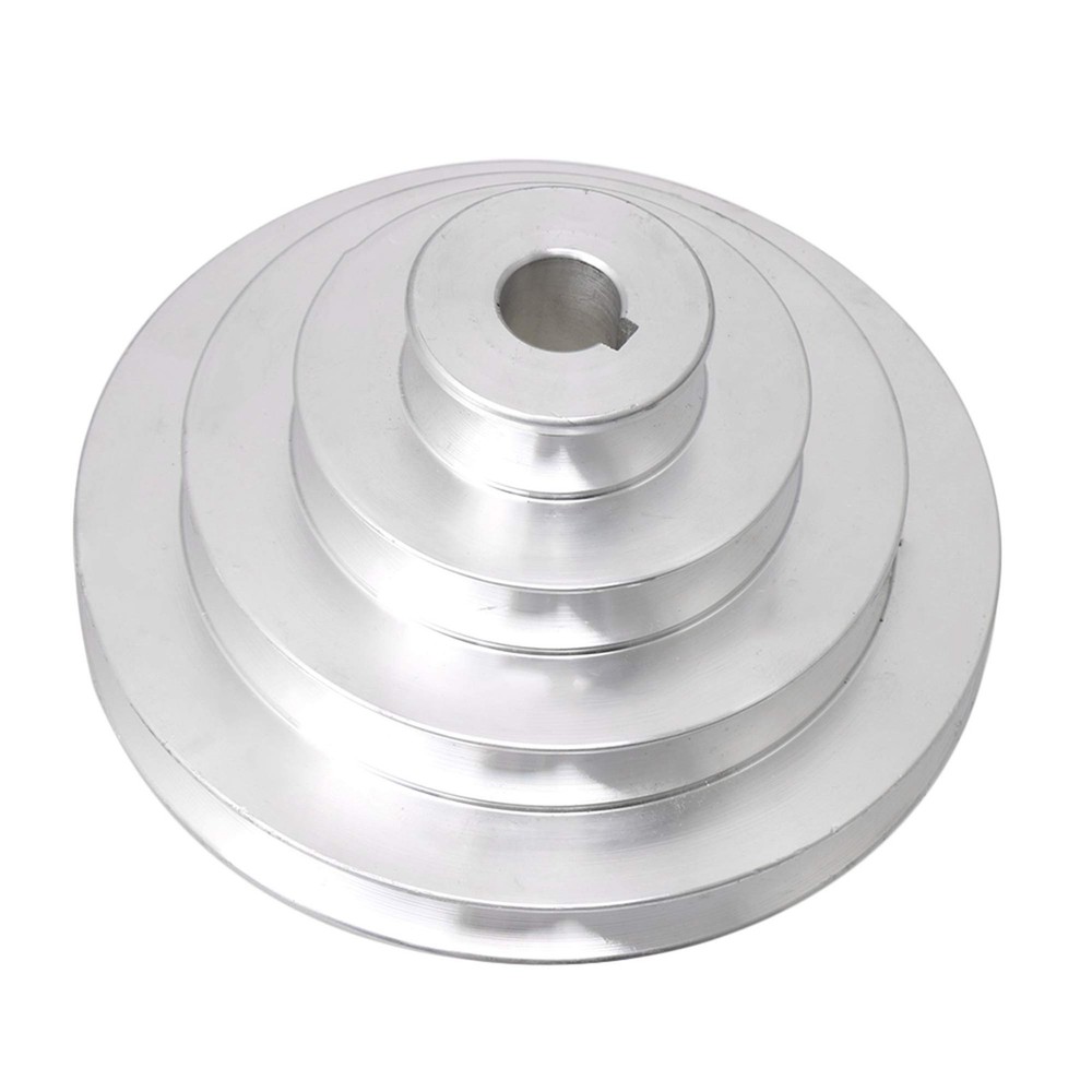 Homeswitch Aluminum 16mm Bore 4 Step A Type V-Belt Pagoda Pulley Belt Outer…