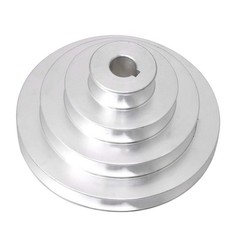Homeswitch Aluminum 16mm Bore 4 Step A Type V-Belt Pagoda Pulley Belt Outer…