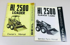 Gehl HL 2500 Hydra Cat Skid Steer Loader Parts Operators Service Manual