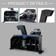 38 in Snow Blower Attachment Fit Toro Dingo Mini Skid Steer Snow Removal Cleaner