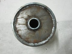 8 x 6-3/4 Ground Roller for Roll Off Containers W 1-1/4” Bore
