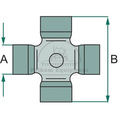 Universal Joint 30.2mm A, 83/88mm B, Maintenance-Free, Carraro I85827008