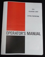 295 International Harvester McCormick Seed Planter Unit Owner Manual Farmall IH