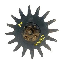 Used Yetter Wheel Right Hand fits John Deere 7200 fits White fits Kinze
