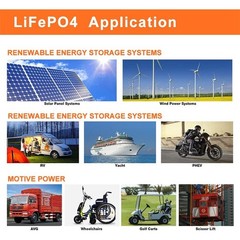 12V 100Ah LiFePO4 Lithium Battery with 100A BMS for RV Marine Trolling Off-grid