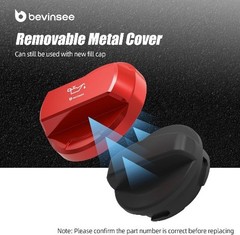 Engine Oil Fill Cap Compatible with Beetle Passat Tiguan 2012-2017 Color: Red