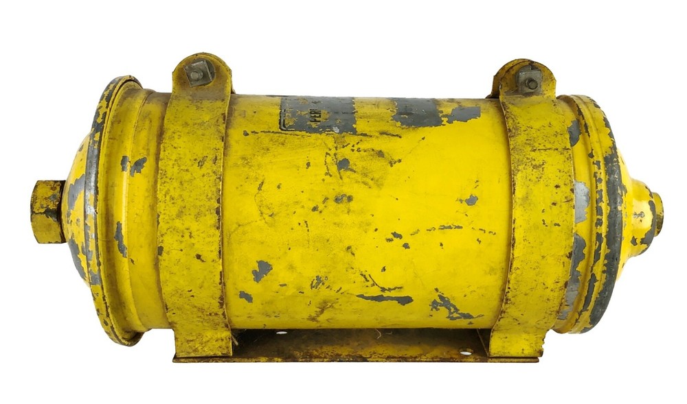 Tractor Air Filter Housing Canister Painted Yellow