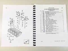 Case 1845C Uni Loader Parts Manual Catalog Skid Steer Assembly Exploded Views