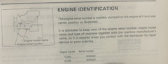 VTG Original Isuzu Motors Limited Diesel Engine C240 C190 Instruction Manual
