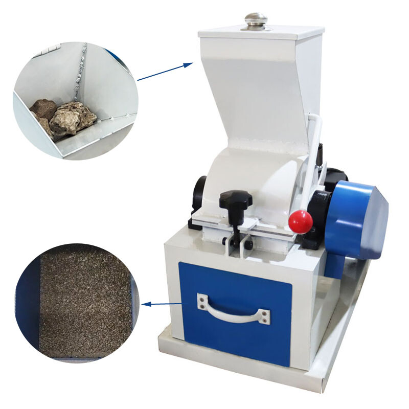 220V Hammer Crusher Stone Coal Glass Crushing Machine with 3&6&10mm mesh Sieves