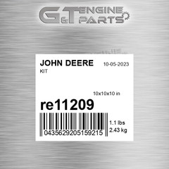 RE11209 KIT fits JOHN DEERE (New OEM)