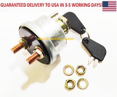 7N-0718 7N0718 BATTERY DISCONNECT IGNITION SWITCH FITS CATERPILLAR WITH 2 KEYS