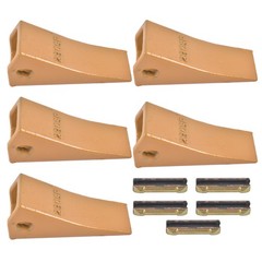 5 Pack Bucket Teeth with Flex Pins Metal Use with Any 23 & 230 Series Adapters