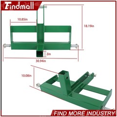 Findmall 3 Point Hitch Receiver W/Suitcase Weight Brackets for CAT 1 Tractor NEW