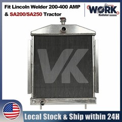 For Lincoln Welder 200 250 AMP OEM # G1087 H19491 & G10877198 Aluminum Radiator