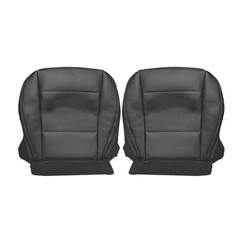 Driver & Passenger Perforated Leather Seat Cover Black Subaru Outback 2015-2019