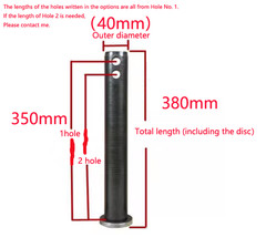 1x Z·HOM Excavator Bucket Pins 40mm Dia. Full Range Hardened for Wear Resistance